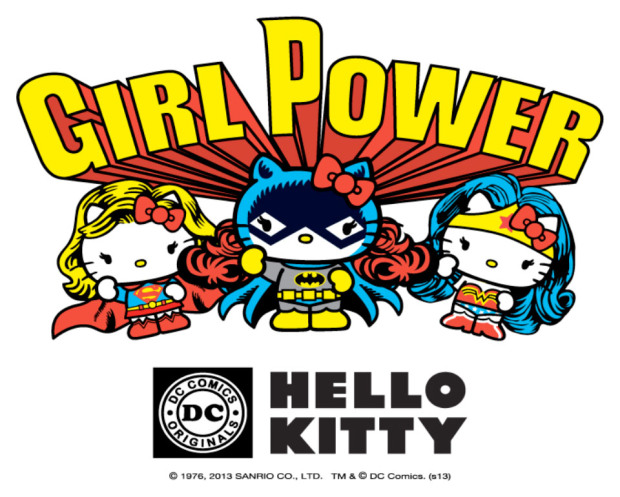 Dc Comics Super Heroes Join Hello Kitty